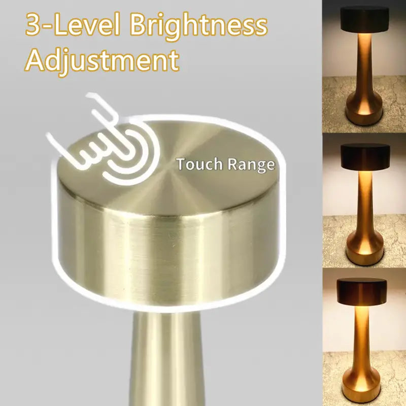 Nordic Minimalist LED Touch Table Lamp for Bedroom