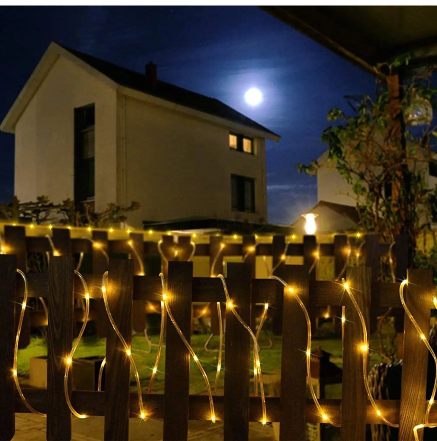 33FT 100 LED Rope String Lights